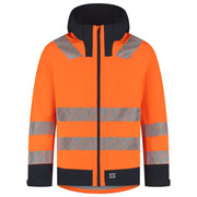 Tricorp 406108 Regenjas Techshell High Vis Redefined Fluor Orange Ink
