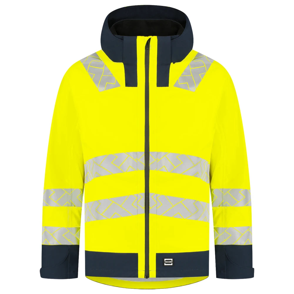 Tricorp 406108 Regenjas Techshell High Vis Redefined Fluor Yellow Ink