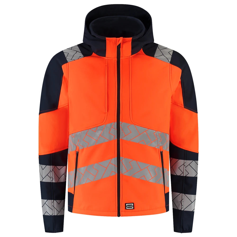Tricorp 406109 Softshell Capuchon High Vis Redefined Fluor Orange Ink