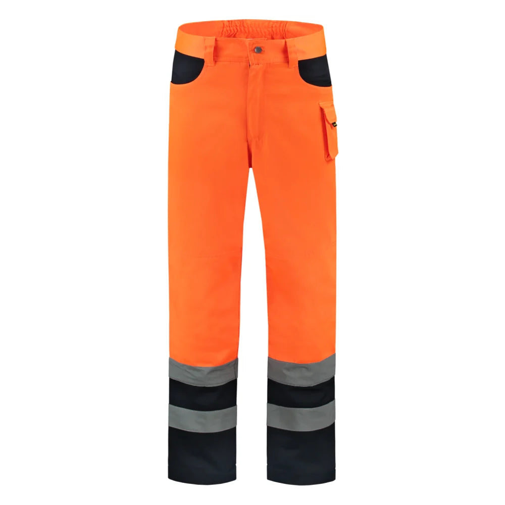 Tricorp 503002 Werkbroek Iso20471 Bicolor Fluor Orange Navy