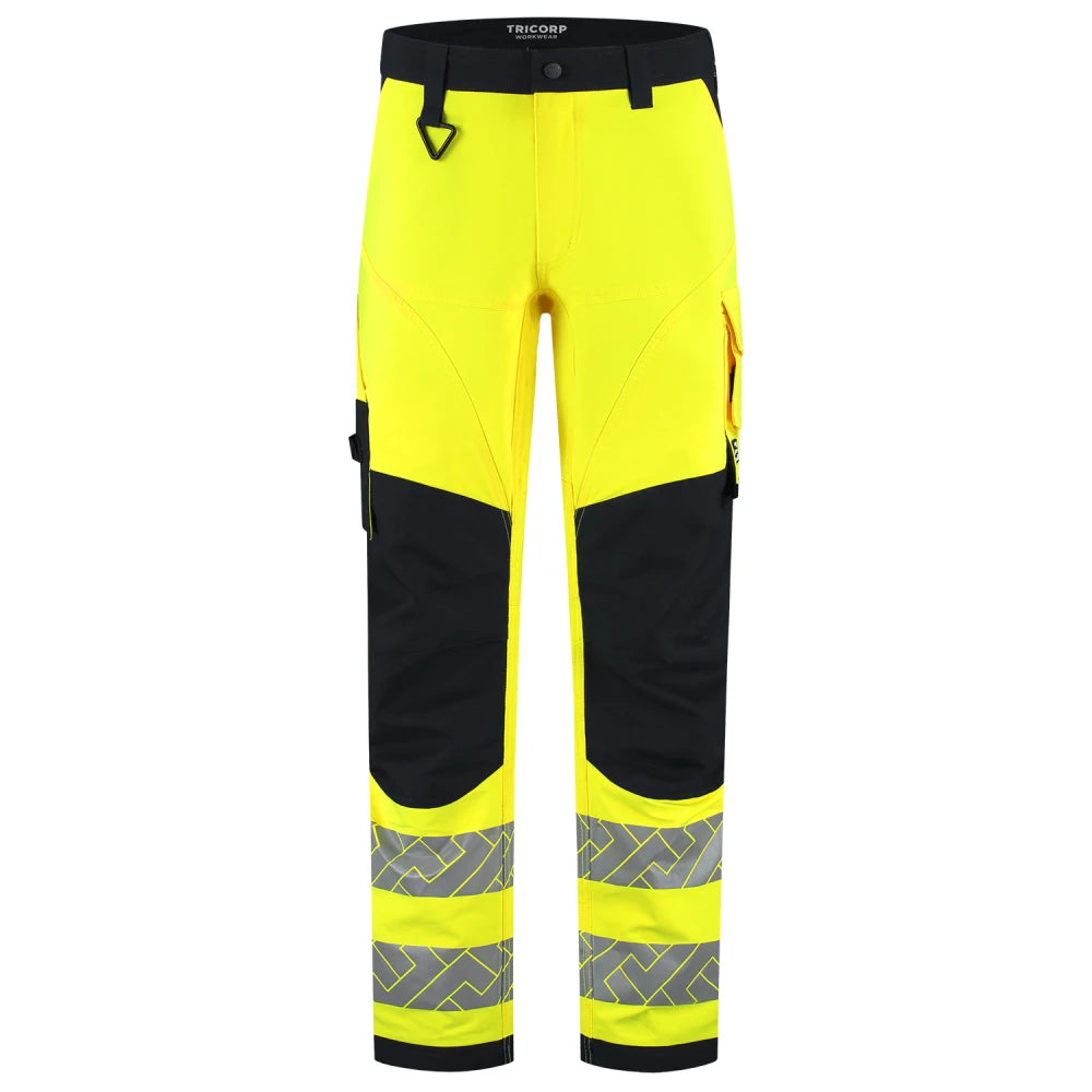 Tricorp 506120 Werkbroek 4-Way Stretch High Vis Redefined Knieversterking Fluor Yellow Ink