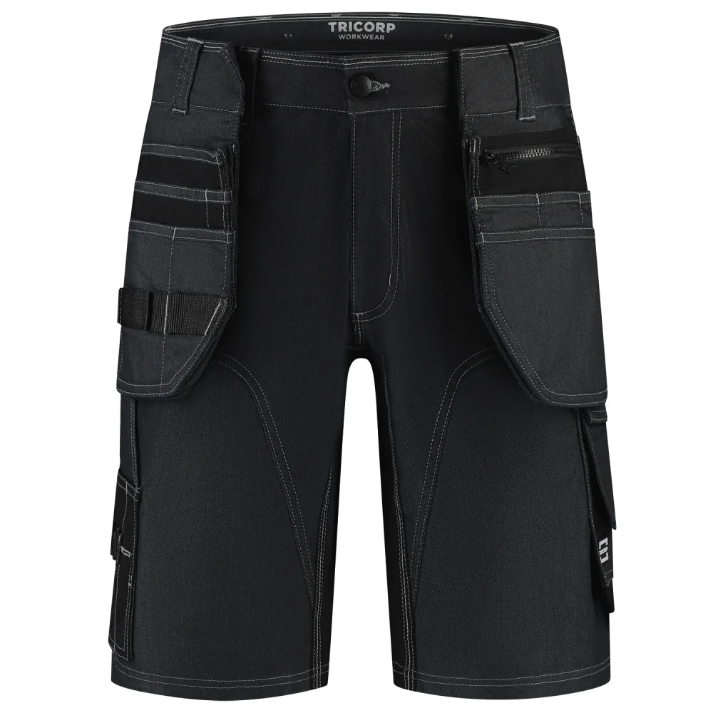 Tricorp 506123 Jeans Werkbroek Functional Stretch Redefined Kort Black