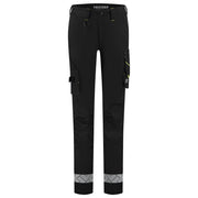 Tricorp 506132 Werkbroek Functional Stretch Reflective Redefined Dames Black Fluor Yellow