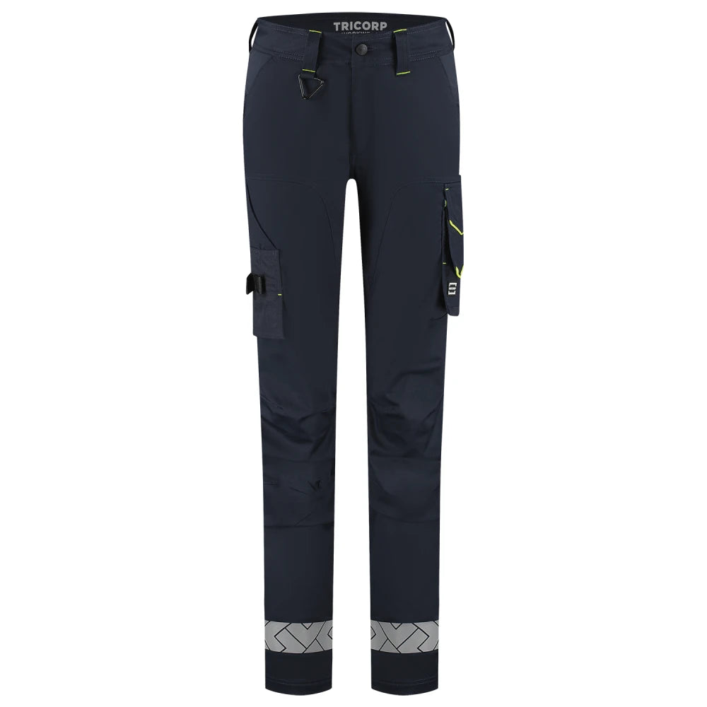 Tricorp 506132 Werkbroek Functional Stretch Reflective Redefined Dames Ink Fluor Yellow