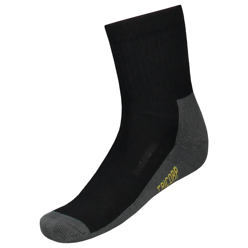 Tricorp 602009 Werksok 55 Gram 2-Pack Black Dark Grey