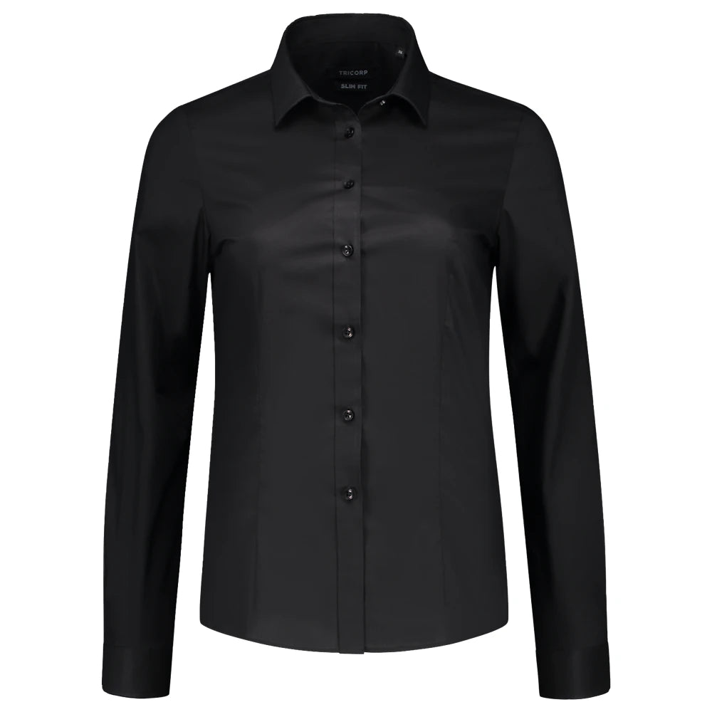 Tricorp 705016 Blouse Stretch Fitted Black