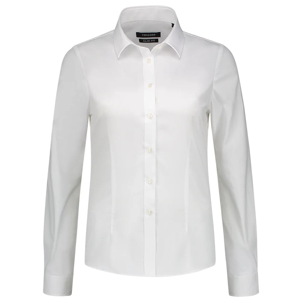 Tricorp 705016 Blouse Stretch Fitted White